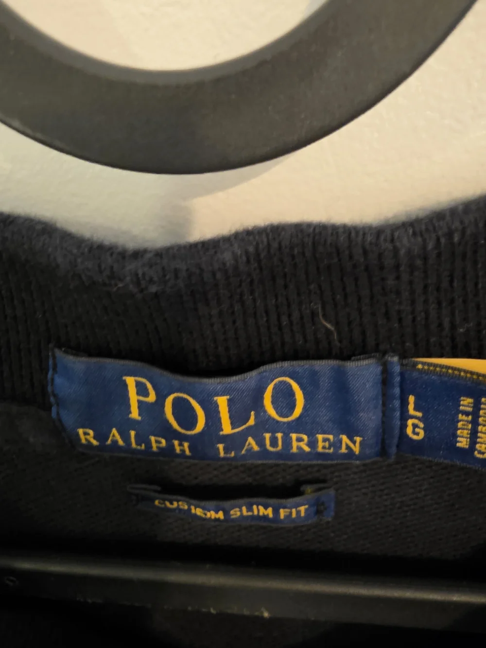 Ralph Lauren Black and Yellow Polo Shirt